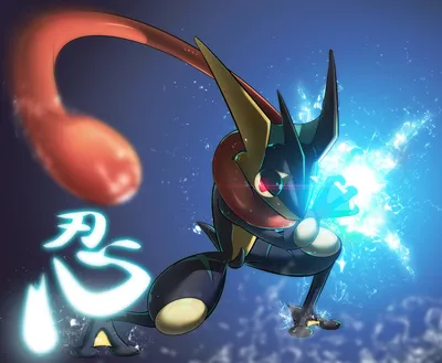 Greninja Pok Mon Anime Space Wallpaper 4K 1500x1233 Hd, Desktop, Wallpaper:, Featuring, Greninja, A, Pokémon, From, Pok, Mon, Anime, Series, White, Brown, Square