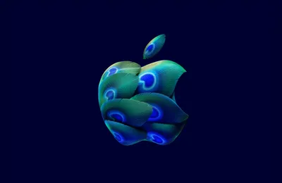 Moody Apple Wallpaper Abstract Wallpaper 4K 6048x3928 Brown, Blue