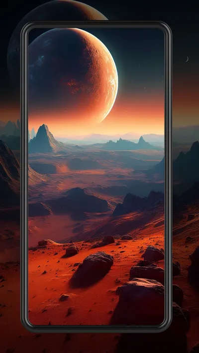 Space Apk Android Space Wallpaper 4K 1080x1920 Brown, Purple, Orange