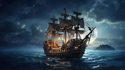 Vibrant Ship Wallpaper Nature Wallpaper 4K 3840x2160 Gray