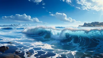 Bright Ocean Wallpaper Nature Wallpaper 4K 2563x1436 Red