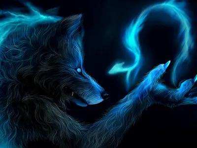 Dark Mystical Werewolf Conjuring Black/Dark Wallpaper 4K 1920x1440 Hd, Wallpaper, Of, A, Dark, Mystical, Werewolf, Conjuring, Blue, Flames, Enhancing, Dramatic, Yellow, Brown, Landscape, Full HD