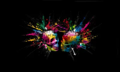 Calm Vibrant Wallpaper Wallpaper 4K, Abstract category