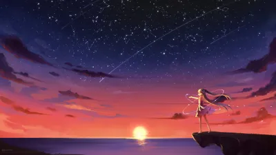 Radiant Anime Wallpaper Wallpaper 4K, Nature category
