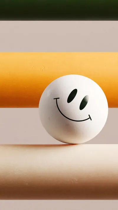 Dark Smiley Wallpaper Abstract Wallpaper 4K 1080x1920 Gray