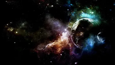 Bright Space Wallpaper Wallpaper 4K, Space category