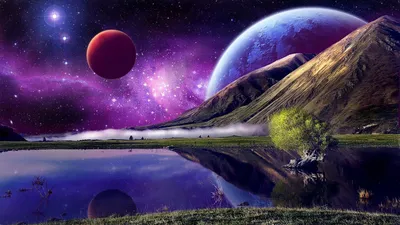Calm Space Wallpaper Wallpaper 4K, Space category