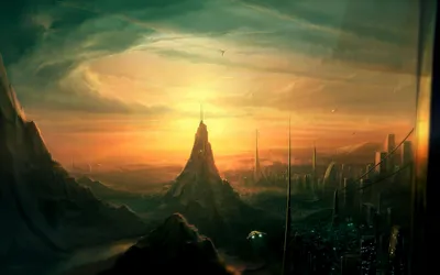 Breathtaking Sci Cityscape Wallpaper 4K, World category