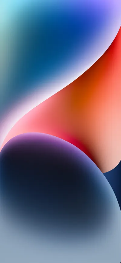Brandneue Iphone Hintergrundbilder Gratis Abstract Wallpaper 4K 1170x2532 Orange, Red, White