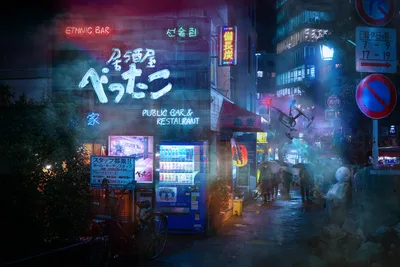 Sci City Street Wallpaper 4K, World category