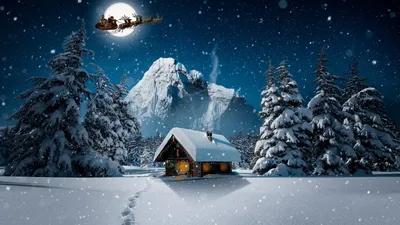 Epic Christmas Wallpaper Fantasy Wallpaper 4K 1920x1080 White, Gray