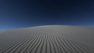 Blue Sky Desert Night Nature Wallpaper 4K 1920x1080 Gray
