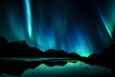 Epic Aurora Wallpaper Wallpaper 4K, Space category