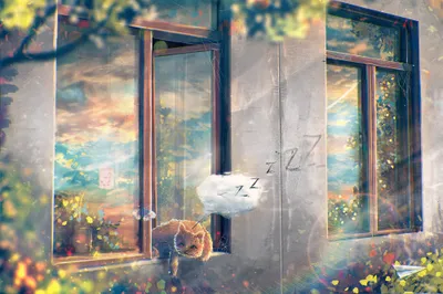 Abstract Summer Light Open Windows Wallpaper 4K, Abstract category