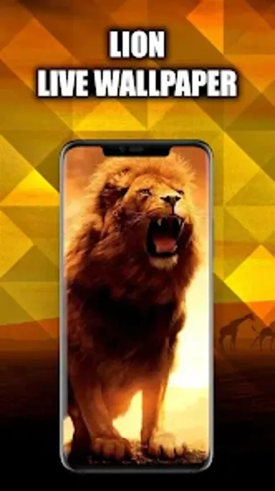 Android Lion Live Wal Animals Wallpaper 4K 1020x1819 Brown, Orange
