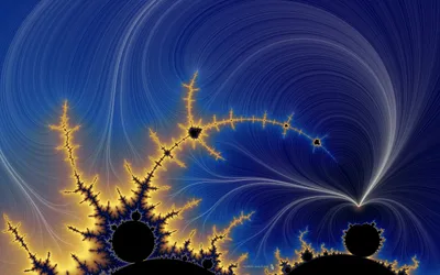 Vibrant Psychedelic Abstract Blue Wallpaper 4K, Abstract category