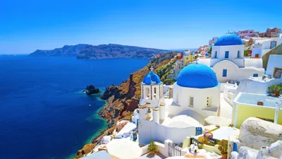 Greece Backgroun Abstract Abstract Wallpaper 4K 3840x2160 White, Yellow, Pink