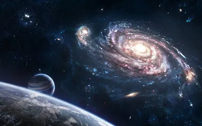 Outer Space Cave Wallpaper 4K, Space category