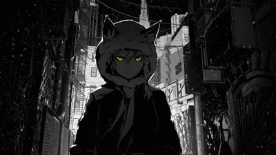 Moody Anime Wallpaper Abstract Wallpaper 4K 3840x2160 Gray