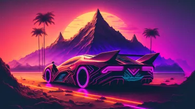 Cars Cave Car Cars Wallpaper 4K 3840x2160 Orange, Purple