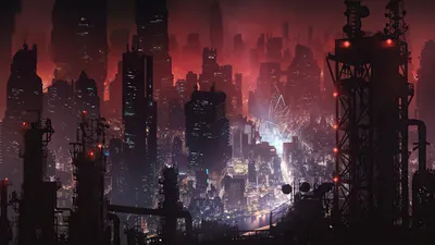 Crisp Cyberpunk Wallpaper Technology Wallpaper 4K 1920x1080 Brown