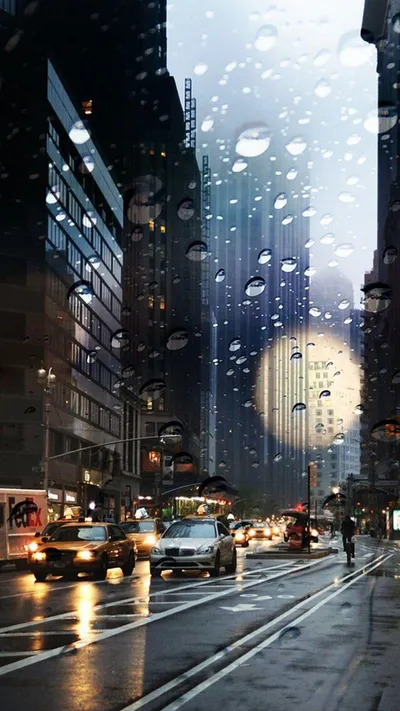 Rain Abstract Abstract Wallpaper 4K 1080x1920 White