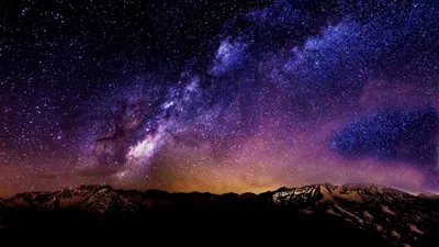Sleek Starry Wallpaper Space Wallpaper 4K 1920x1080 Gray, Brown