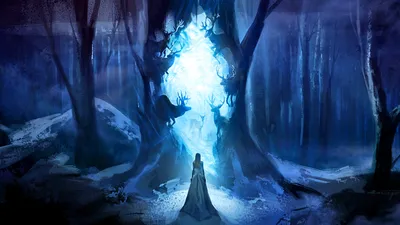 Sleek Fantasy Wallpaper Nature Wallpaper 4K 1920x1080 Hd, Desktop, Wallpaper:, Of, A, Fantasy, Scene, Featuring, Mystical, Glowing, Tree, Ethereal, White, Ultrawide, Full HD