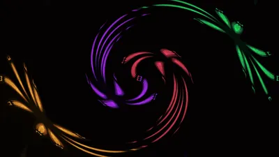 Minimalist Abstract Swirling Neon Minimal Wallpaper 4K 1920x1080 Minimalist, Abstract, Hd, Pc, Desktop, Wallpaper, And, Background:, Swirling, Neon, Ribbons, Purple, Black, Brown, Ultrawide, Full HD