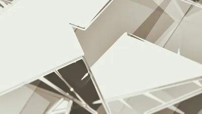 Abstract Geometric Glass Wallpaper 4K, Minimal category