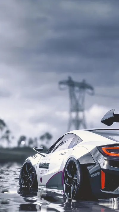 Misty Super Wallpaper Cars Wallpaper 4K 1080x1920 Gray, White