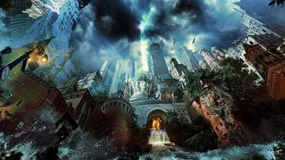Widescreen Fantasy Cave Fantasy Wallpaper 4K 1920x1080