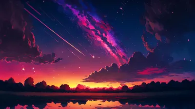 Colorful Nature Sunset Landscape Nature Wallpaper 4K 1600x900