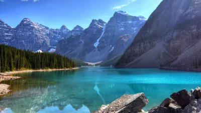 Vibrant Mountain Wallpaper Wallpaper 4K, Nature category