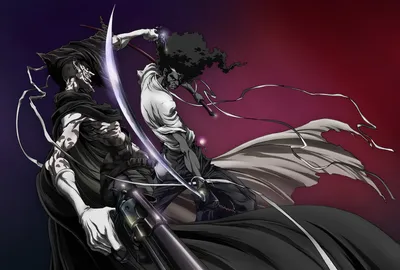 Dynamic Anime Characters Afro Samurai Wallpaper 4K, Abstract category
