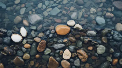 Smooth Stone Pebbles Abstract Wallpaper 4K 2912x1632