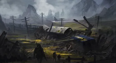 Post Apocalyptic Sci Wallpaper 4K, Nature category