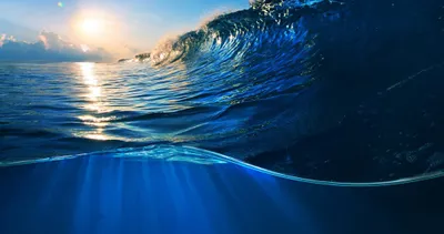 Ocean Blue Cave Wallpaper 4K, Nature category