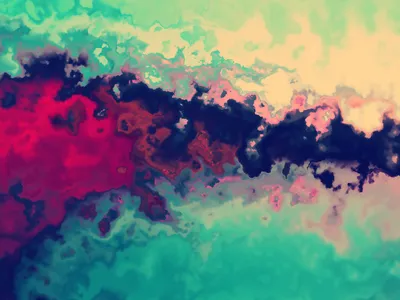 Anime Wallpaper 1918x1438 Abstract Wallpaper 4K 1918x1438 Teal, Landscape