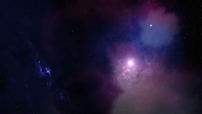 Bright Blue Wallpaper Wallpaper 4K, Space category