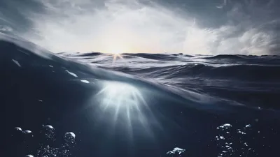 Black Ocean Com Wallpaper 4K, Black/Dark category