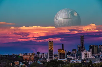 Sleek Supermoon Wallpaper Wallpaper 4K, Space category