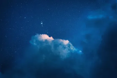Blue White Sky Wallpaper 4K, Space category