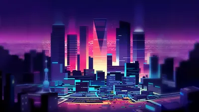 Radiant Shanghai Wallpaper Abstract Wallpaper 4K 3840x2160 Shanghai, Tilt, Shift, By, Romain, Trystram, Black, Ultrawide, 4K