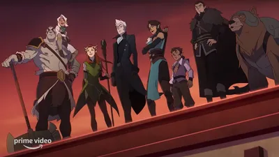 Golden Characters Wallpaper Nature Wallpaper 4K 1920x1080 An, Hd, Wallpaper, Featuring, Characters, From, The, Legend, Vox, Machina, Standing, Heroically, Brown, Ultrawide, Full HD