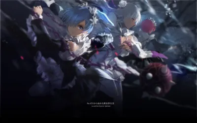 Twins Ram Rem Zero Starting Wallpaper 4K, Space category