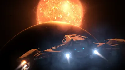 Serene Sci Wallpaper Wallpaper 4K, Space category