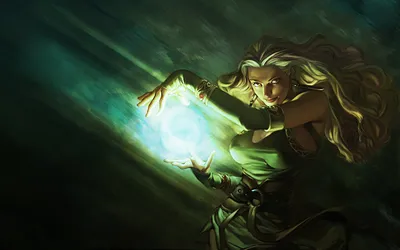 Fantasy Themed Witch Casting Wallpaper 4K, Fantasy category