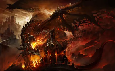 Golden Deathwing Wallpaper Wallpaper 4K, Fantasy category