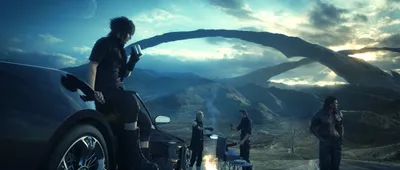Calm Noctis Wallpaper Fantasy Wallpaper 4K 2538x1080 Hd, Desktop, Wallpaper:, Of, Noctis, Lucis, Caelum, With, Companions, Scenic, Open-world, Setting, White, Ultrawide, Full HD